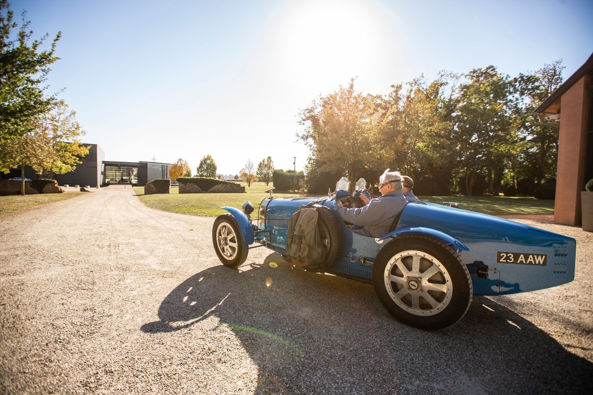 A Porsche at Bugatti