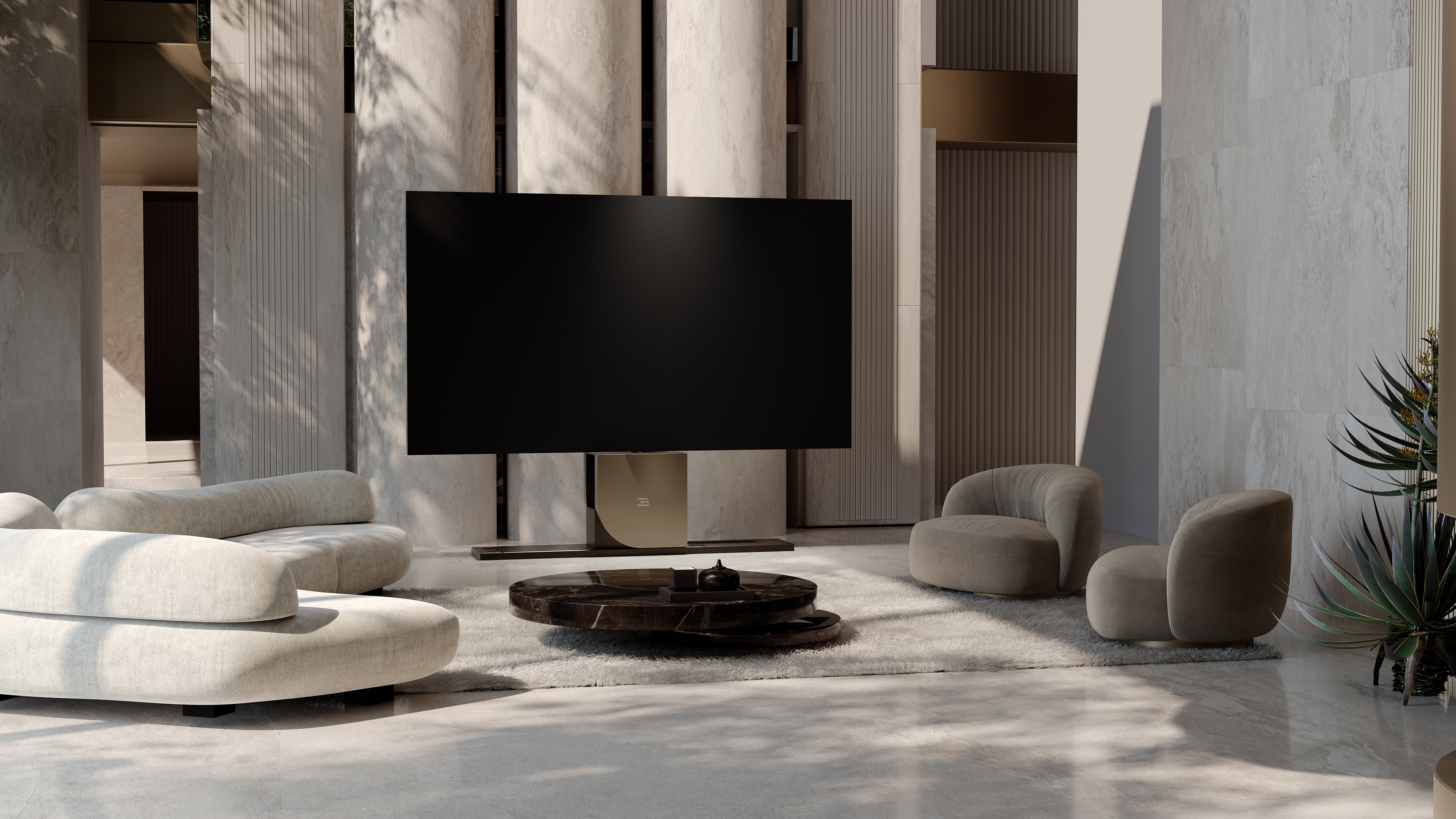 Deployed in 45 seconds, the C SEED BUGATTI N1 reveals a 4K MicroLED screen of extraordinary technical precision.