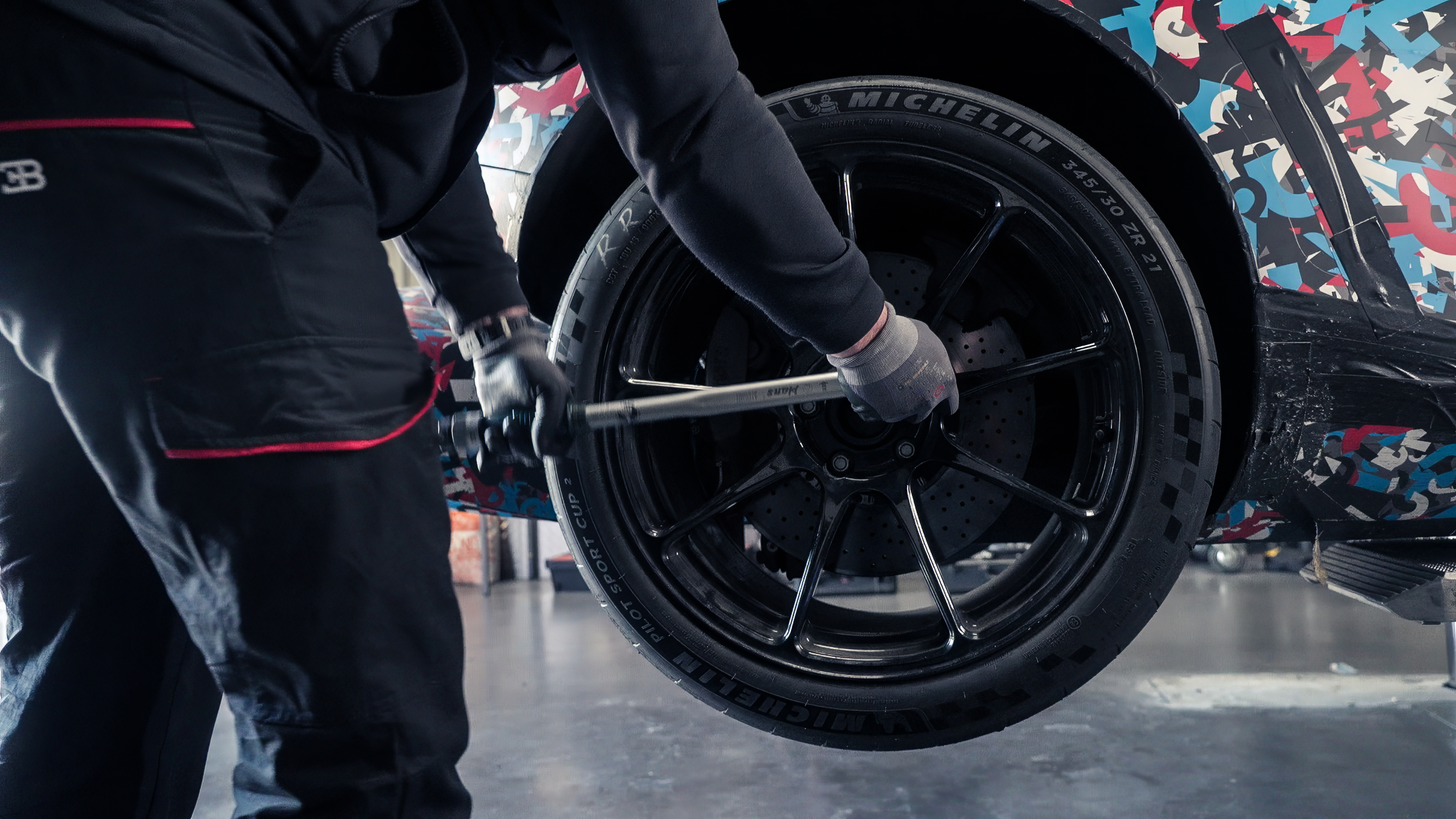 The project marks the latest chapter in a partnership with Michelin that stretches back to the Veyron. 
