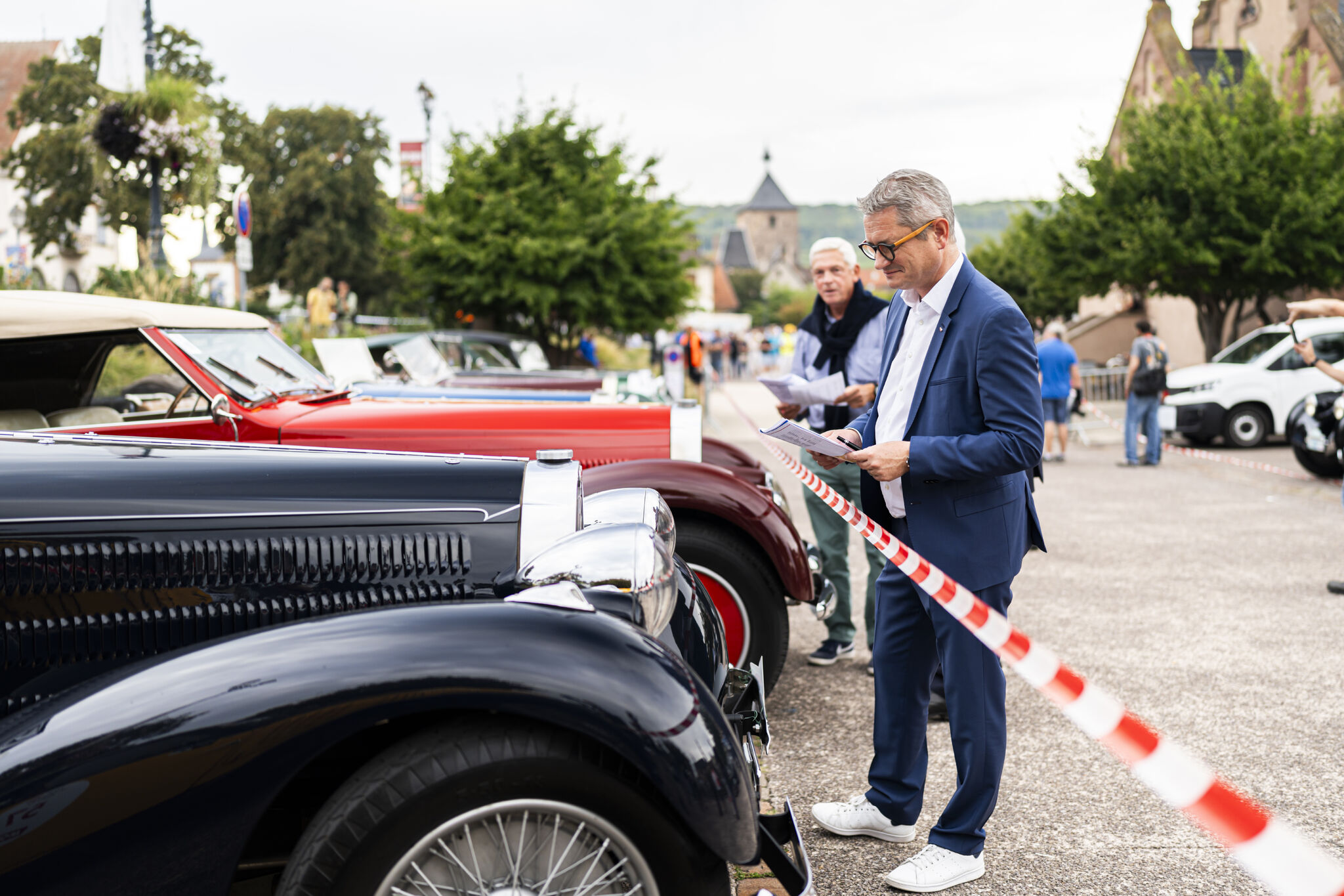 Christophe Piochon a depuis longtemps le statut de membre d'honneur du Festival Bugatti de Molsheim.