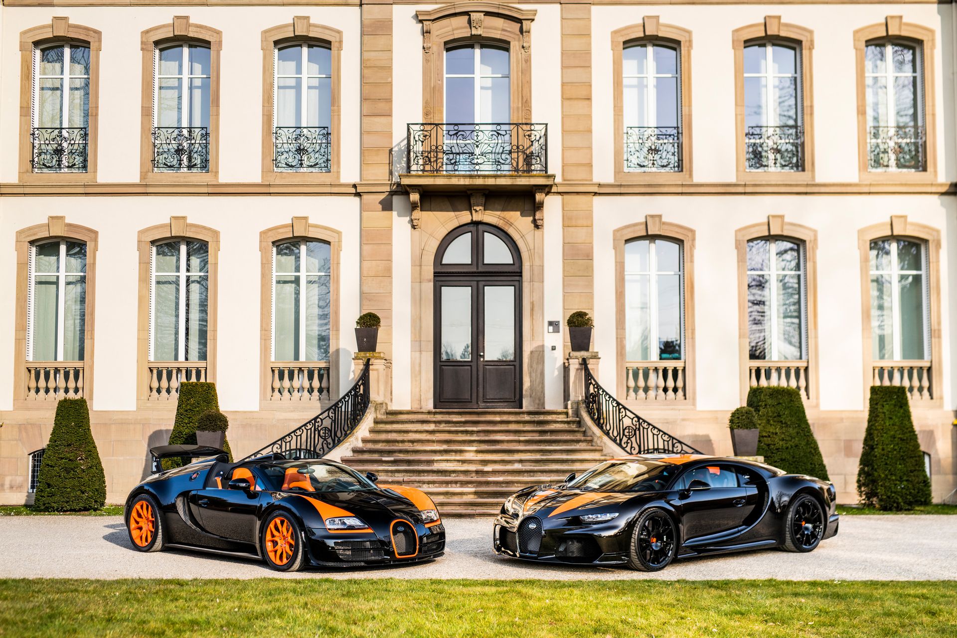 Bugatti crée une expérience de livraison suprême pour un client avec huit modèles extraordinaires