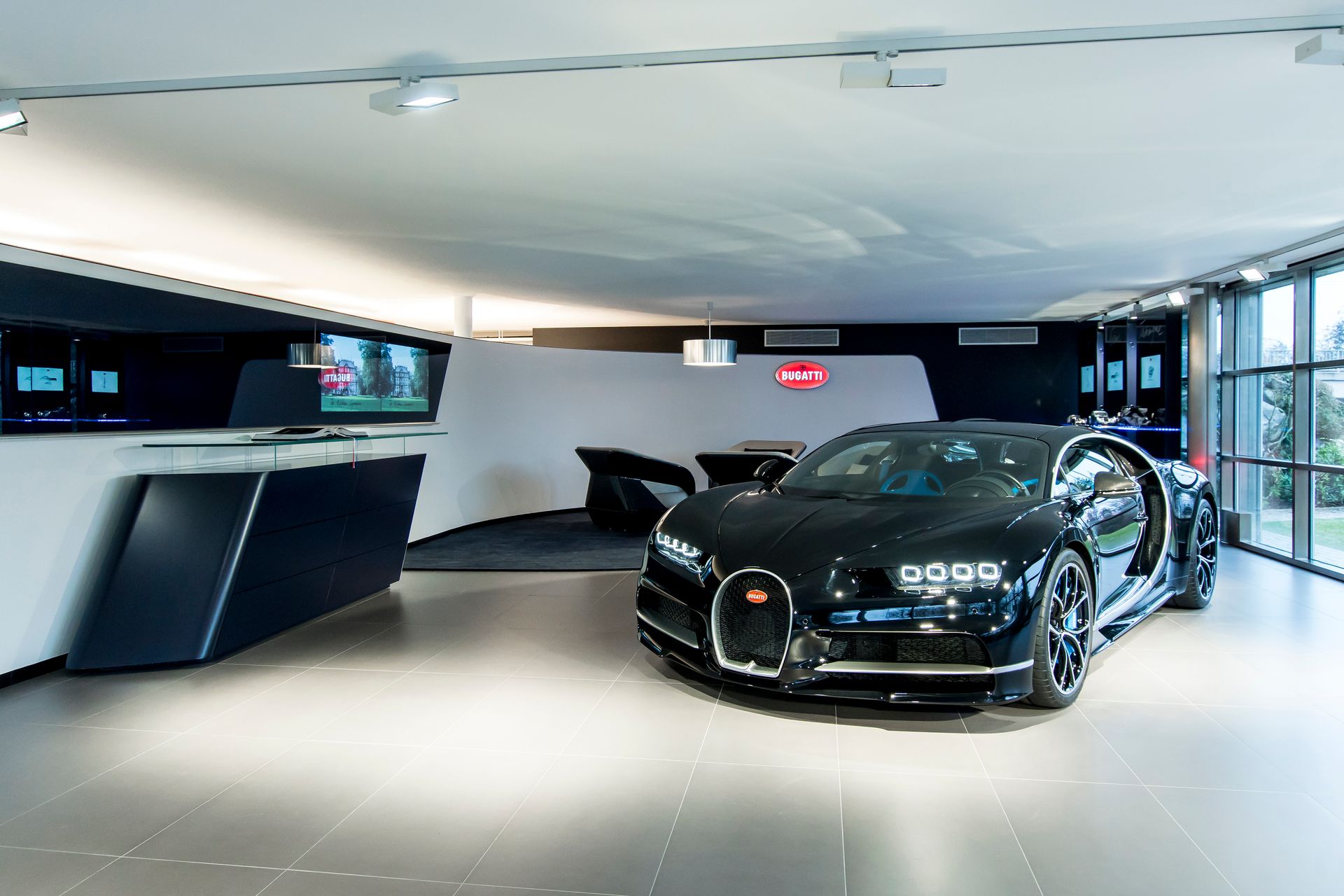 Bugatti inaugurates newly designed showroom in Geneva