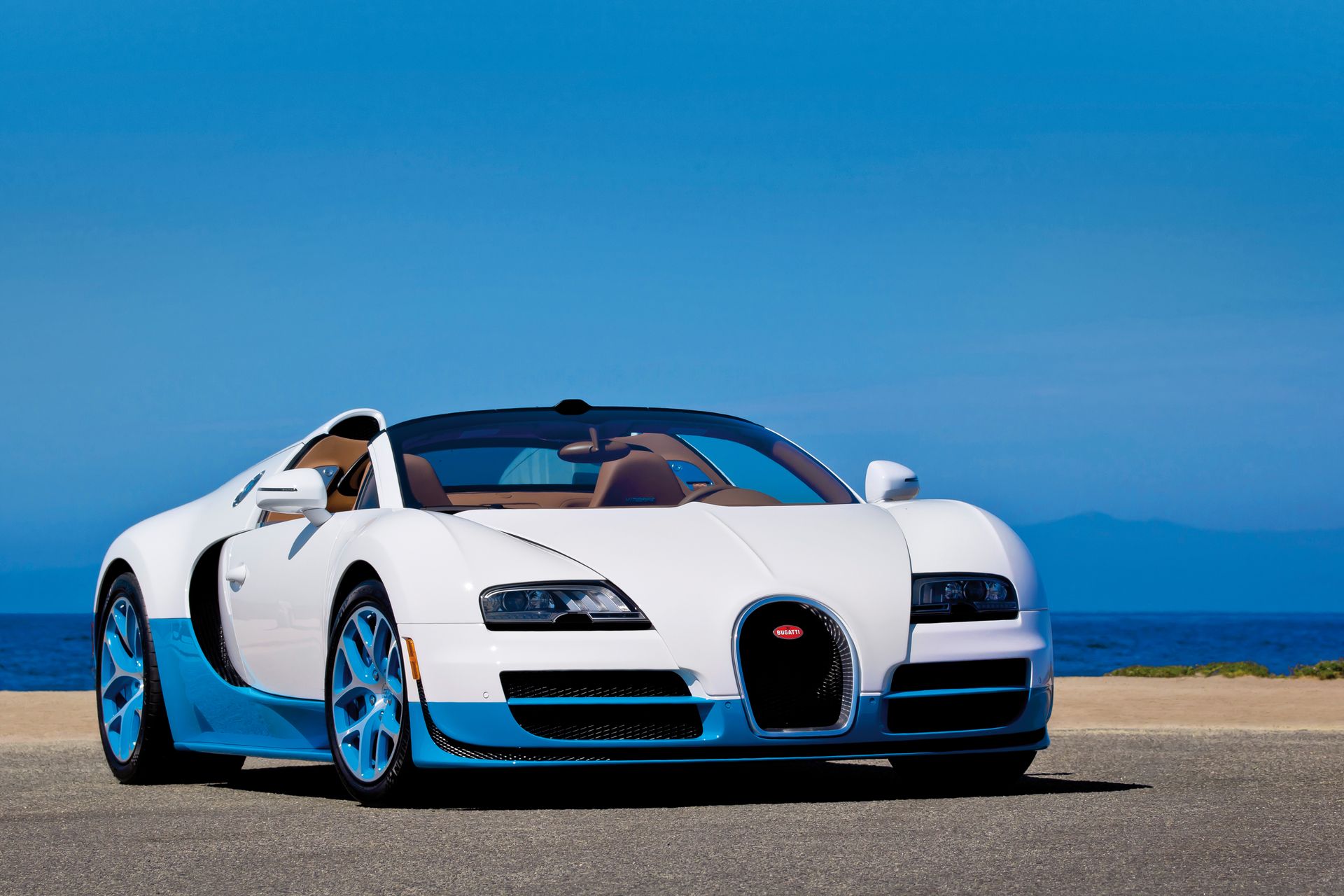 Une Bugatti Veyron 16.4 Grand Sport Vitesse spéciale présente à la soirée du Groupe Volkswagen